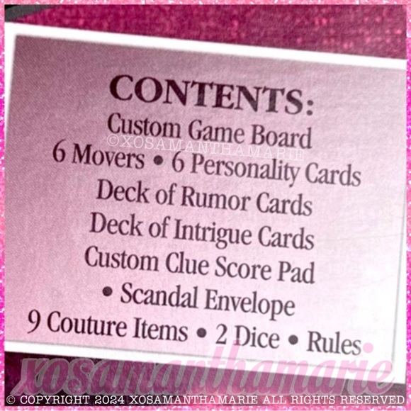 Juicy Couture Clue Game - Picture 12 of 16